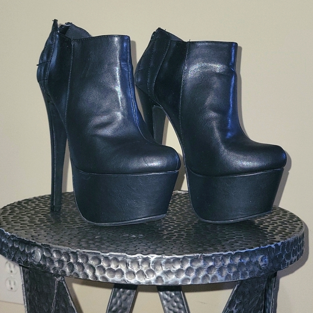 Sky High Platform Ankle Booties